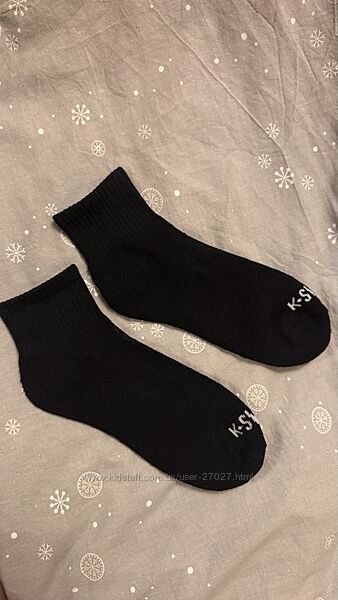 Чоловічі махрові короткі шкарпетки k-swiss