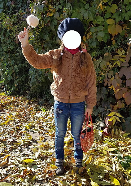 М&acuteякесенька хутряна курточка Pumpkin Patch на модницю