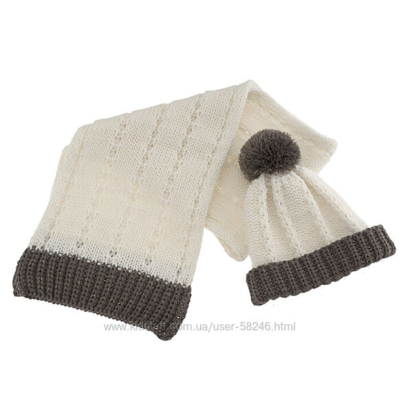 Новий демісезонний комплект шапка, шарф Chicco