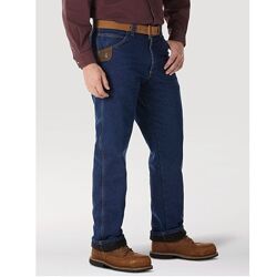 Мужские зимние джинсы на флисовой подкладке Wrangler Riggs Workwear