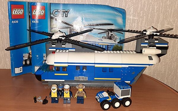 Lego City 4439 Поліцейський грузовий вертоліт Лего Сіті