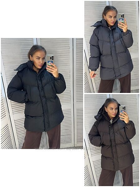 Жіноча куртка зимова M, L, XL - 1542