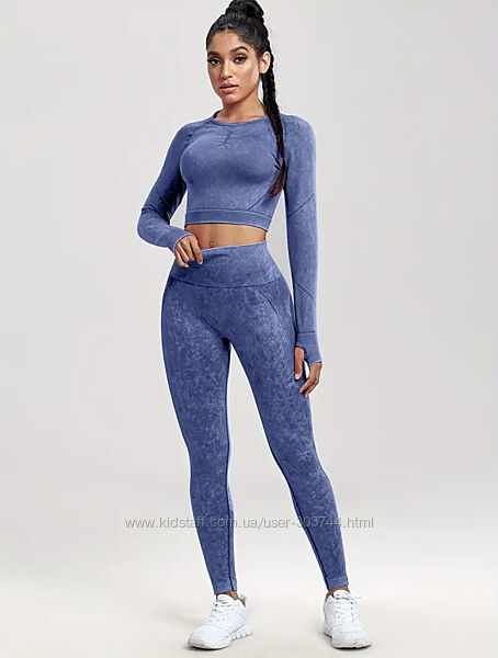 Костюм для фітнесу варка синій