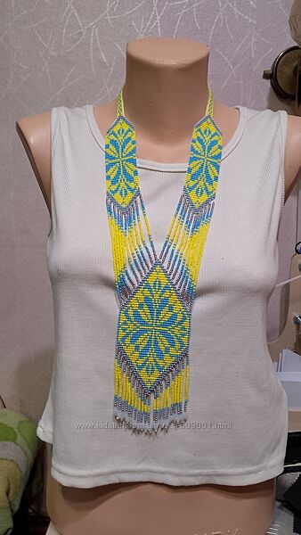 Гердан із бісеру  ручна робота 