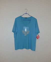 Батал Футболка з пайетками Bianca Німеччина великий розмір