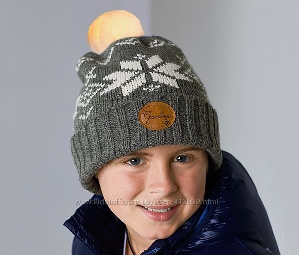 Красивая теплая шапочка с норвежским узором  ТСМ TCHIBO