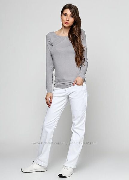 Белоснежные качественные джинсы прямого кроя размер евро 40 Esmara Lidl 