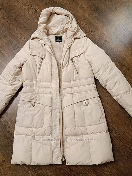 Куртка, пуховик молочного кольору Hailuozi collection розмір 50