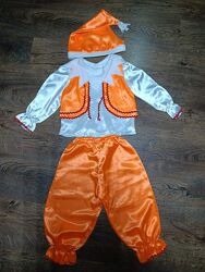 Новорічний костюм святкового Гнома, Ельфа на 110 розмір