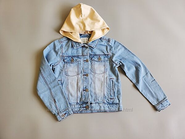 Джинсова куртка з капюшоном Cool Club