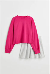 Комплект зі світшота і спідниці h&m 