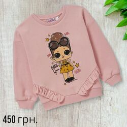 Дитячий світшот для дівчинки з малюнком L. O. L. Surprise. 