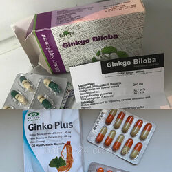 Ginkgo Biloba Гинкго билоба Ginko Plus витамины для улучшения памяти Египет