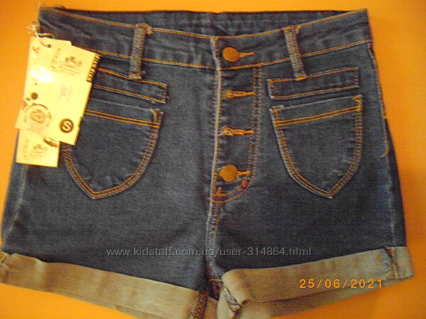 Шортики джинсовые, распродажа магазина 2шт последние, р. S, XL