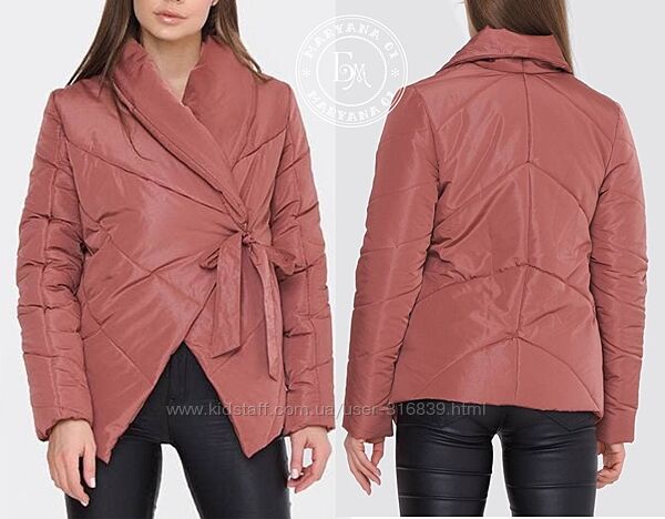 Оригинальная куртка кокон на запах sfn bfw2013-brown