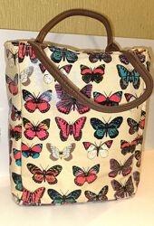 Термосумка, сумка-холодильник з принтом метелики