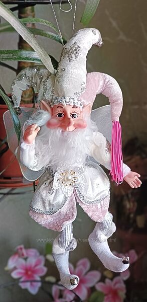 Новогодняя кукла-эльф, гном