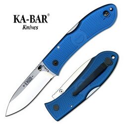 Складной нож от Ka-Bar. Модель Dozier Folding Hunter Blue 4062BL. Оригинал