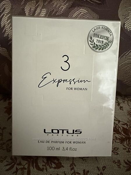 Парфумована вода Lotus Parfums 3 Expression для жінок 100 мл