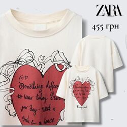 ZARA. Футболки дівчатам