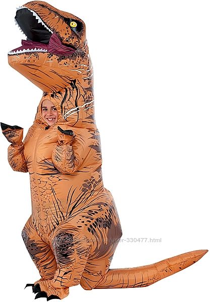 Надувной костюм Динозавра Dinosaur T-Rex