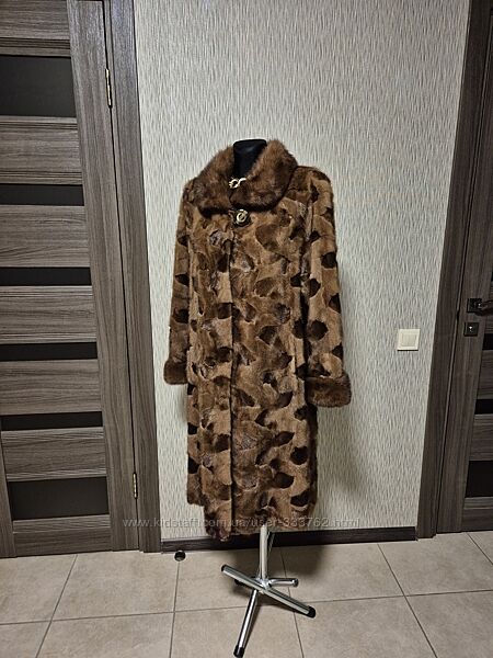 Норкова шуба, натуральна норка.