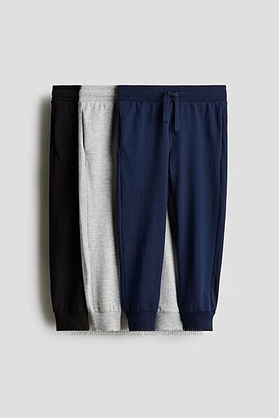 Спортивні штани не утеплені з набору поштучно 122, 128, 134, 140см, h&m