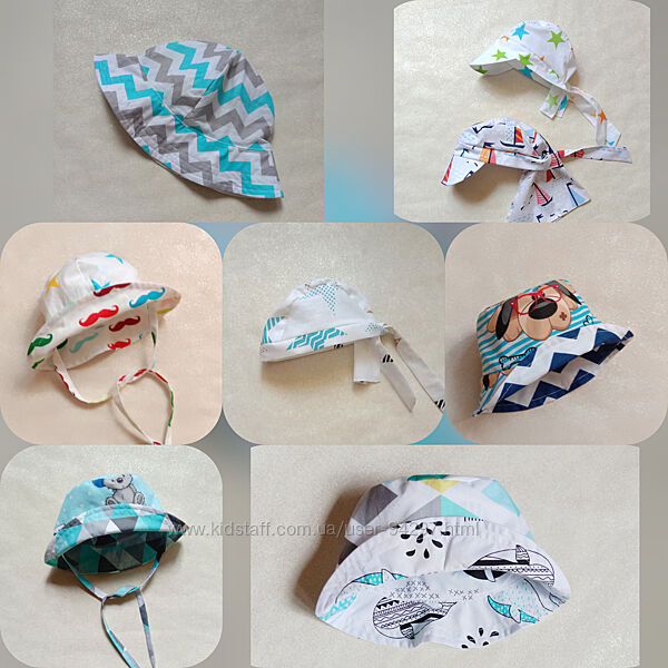 Панамка двухстороння, панамка літня, бандана на зав&acuteязках