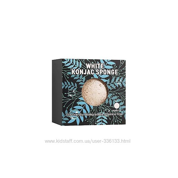 Спонж конняку Trimay White Konjac Sponge