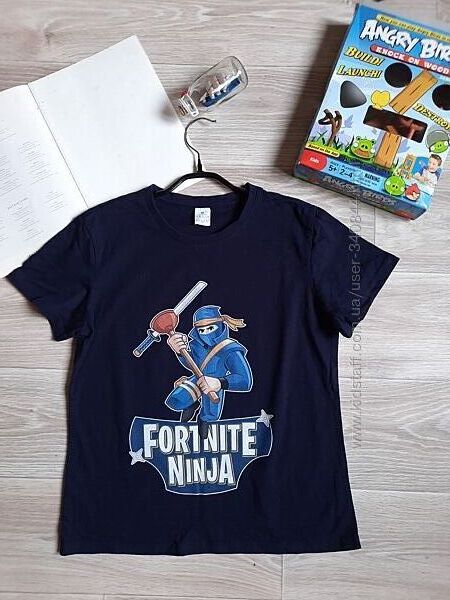 Fortnite Ninja Крутая футболочка р 145-155 см