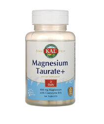 KAL, Таурат магния, 400 мг, 90 таблеток