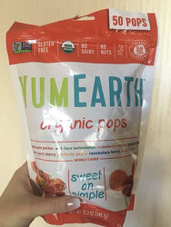 YumEarth, Органические леденцы на палочке, 50 леденцов