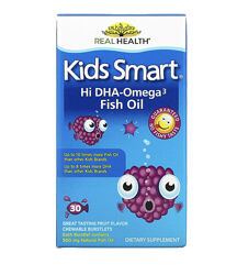 Рыбий жир, омега-3 для детей, Kids Smart, Умные детки, 30 капсул