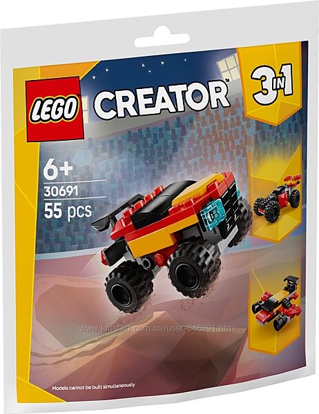 Конструктор Lego Creator Грузовичок-монстр с откидной крышей 30691