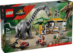 Lego Jurassic World Миссия по отслеживанию раптора и титанозавра 76973