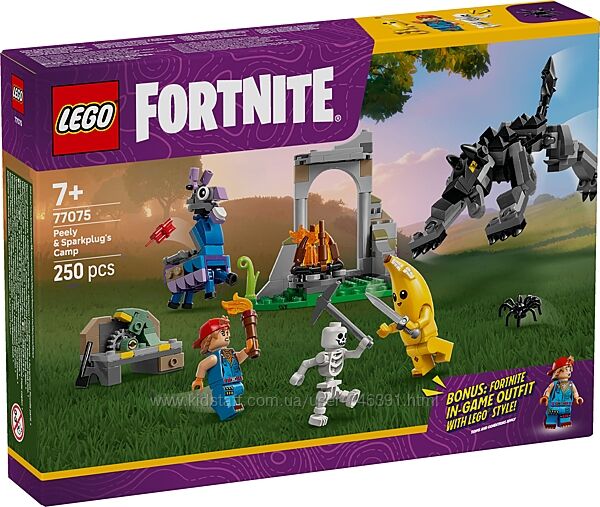 Конструктор Lego Fortnite Лагерь Банана и Ремонтницы 77075