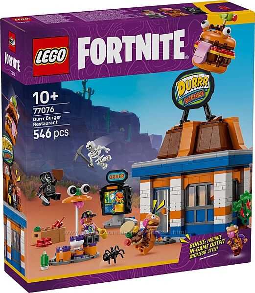 Конструктор Lego Fortnite Дуррр Бургер Ресторан 77076