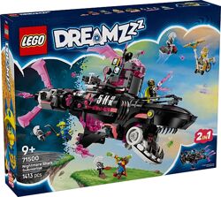 Конструктор Lego Dreamzzz Кошмарная подводная лодка Акула 71500