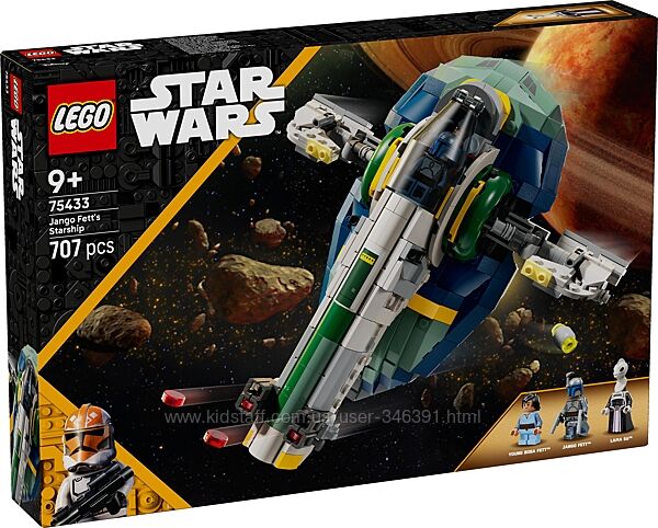 Конструктор Lego Star Wars Звездолет Джанго Фетта 75433