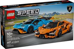 Конструктор Lego Speed Champions Lamborghini Revuelto и Huracn STO 77238