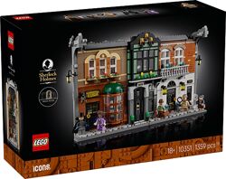 Конструктор Lego Icons Шерлок Холмс Книжный уголок 10351