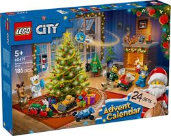 Конструктор Lego City Новогодний календарь Лего Сити 2025 года 60475