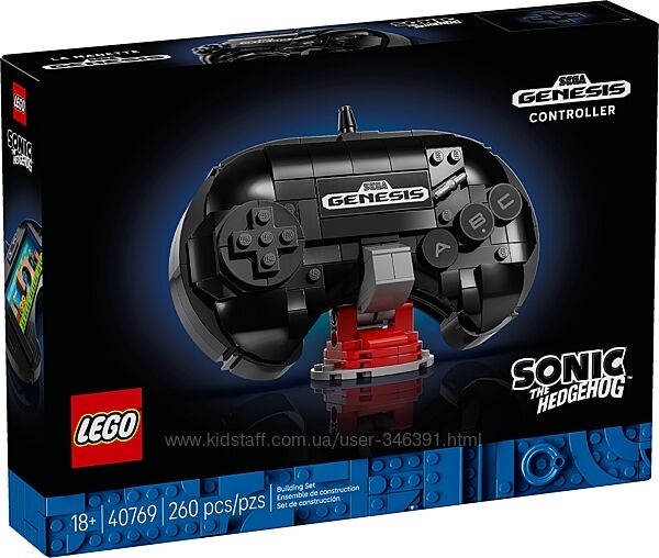 Конструктор Lego Exclusive Контроллер SEGA Genesis 40769
