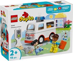 Конструктор Lego Duplo Скорая помощь и водитель 10447