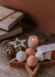 Шиплячі бомбочки для ванної souletto в подарунковій упаковці, 4 шт