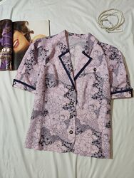 Винтажная блуза-жакет с пышным рукавом