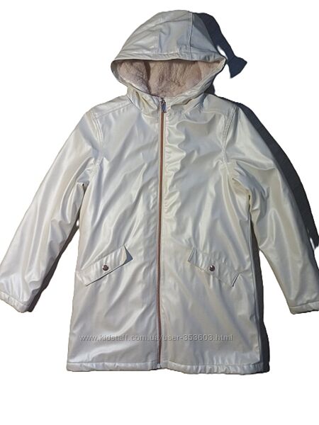 Шикарний утеплений плащ на 12-13років зріст 158