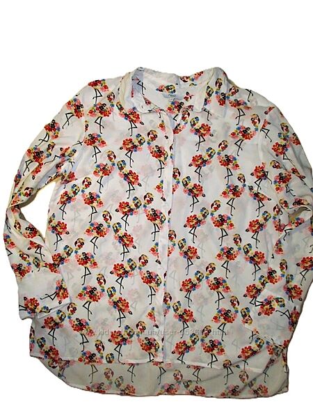 Сорочка в квітковий принт розмір 18