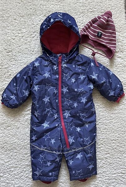 Зимний термо комбинезон lupilu, комбинезон на рост 74 см