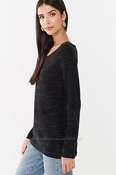 Удлиненный меланжевый свитер с сайта Forever 21 - S, M, L -  Маломерит